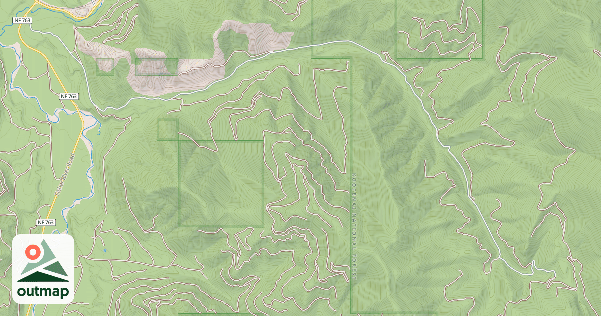 Map of COW CREEK