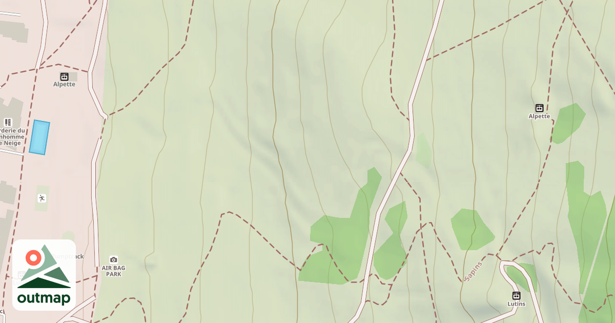 Map of Alpette
