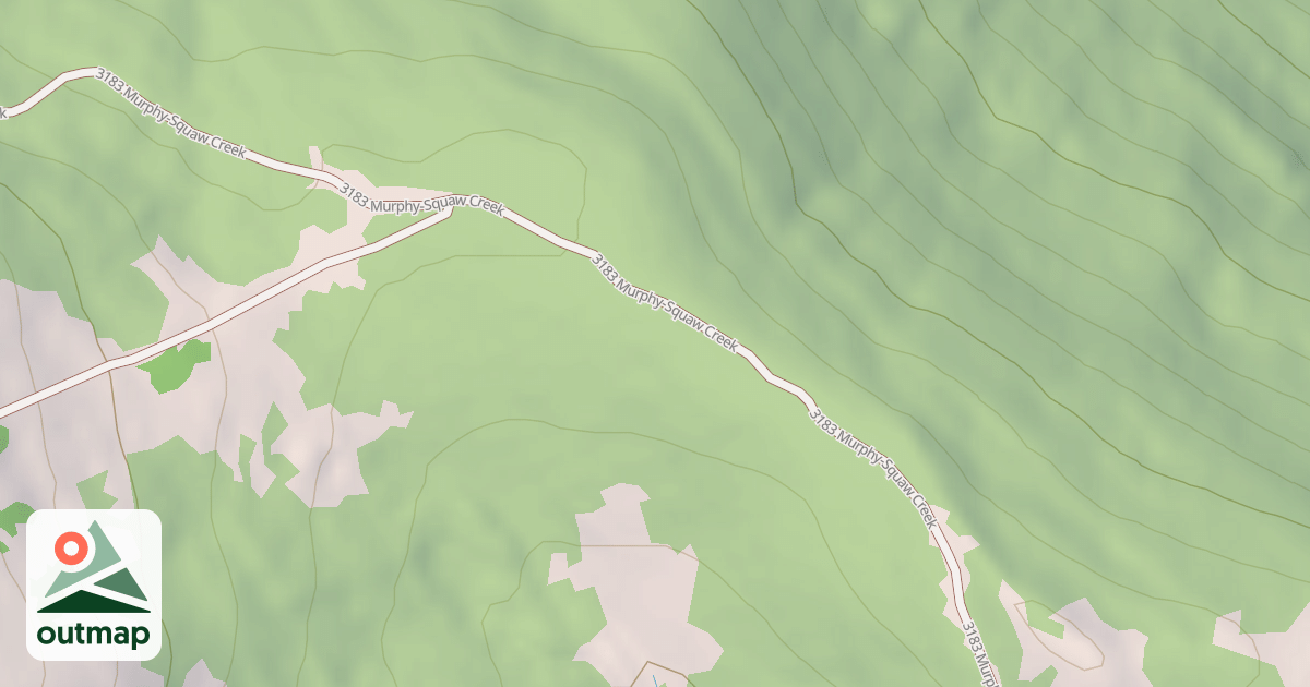 Map of Murphy-Squaw Creek