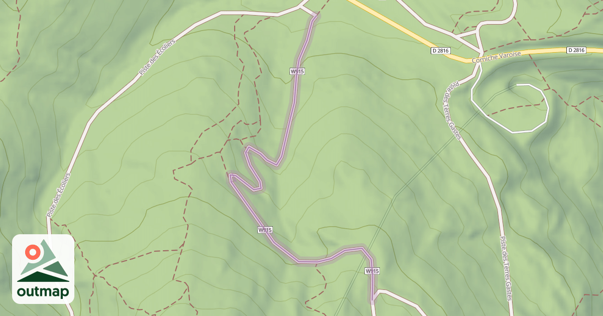 Map of Piste des Feuillus