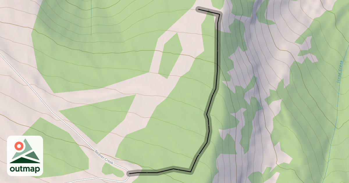 Map of Lower Stone Creek