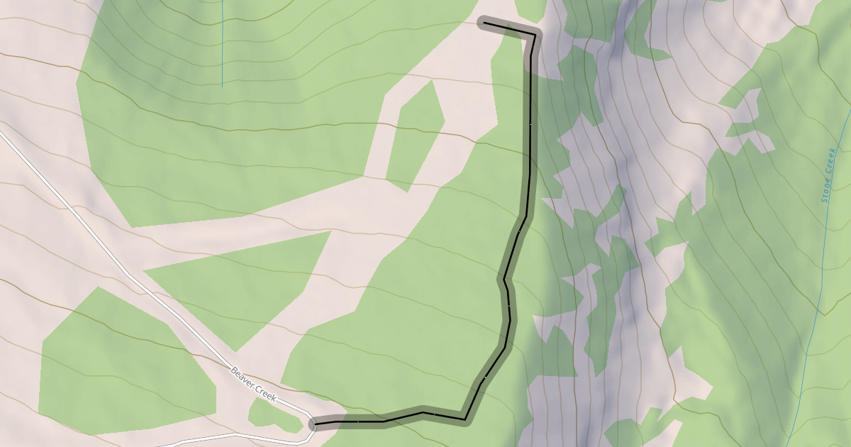 Map preview of Lower Stone Creek
