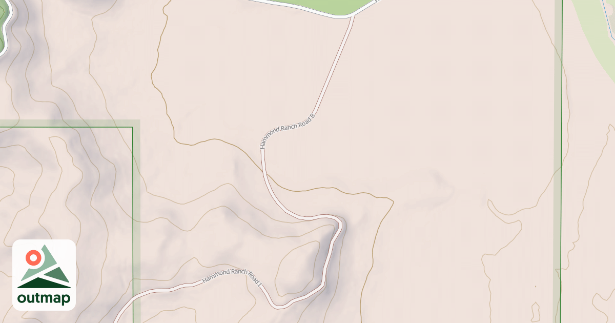 Map of HAMMOND RANCH B