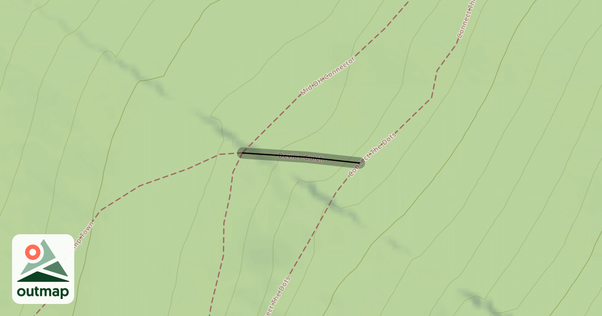 Map of Devil's Gulch
