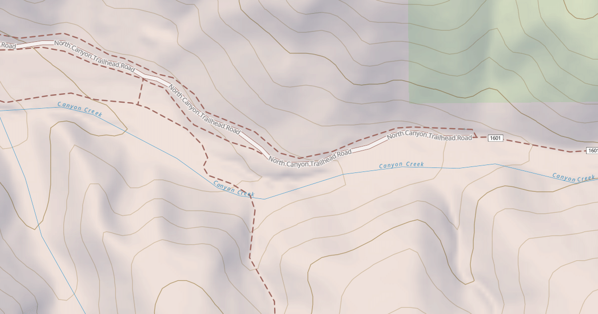 Map preview of NORTH CANYON T.H.