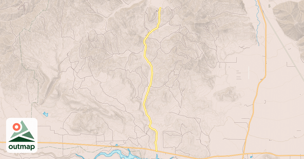 Map of Rock Creek Road