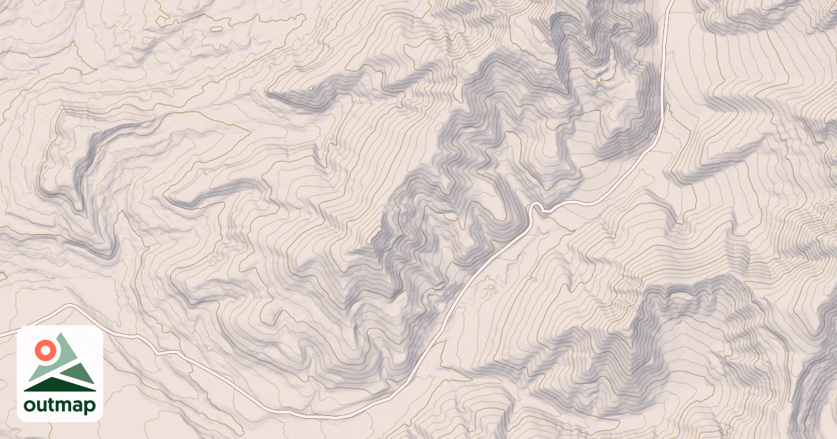 Map of FISHERMAN CREEK/ SLIDE CREEK