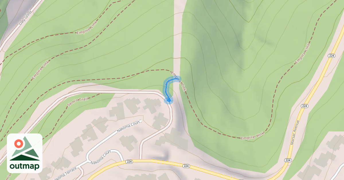 Map of Sam's Trail