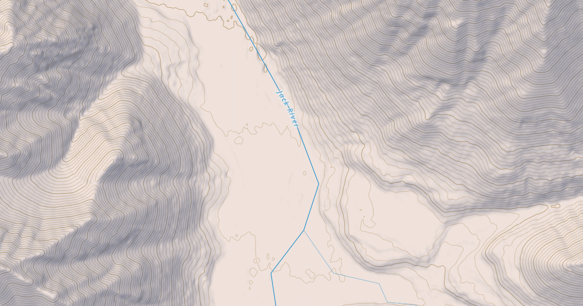Map preview of Jack River