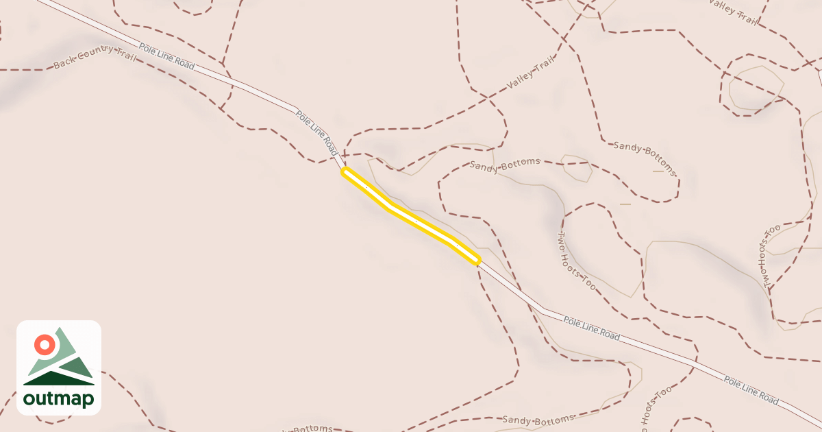 Map of Pole Line Road