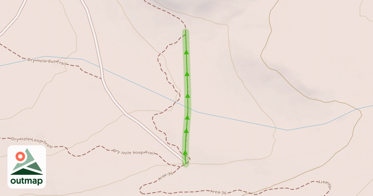 Map of Dry Hole Loop