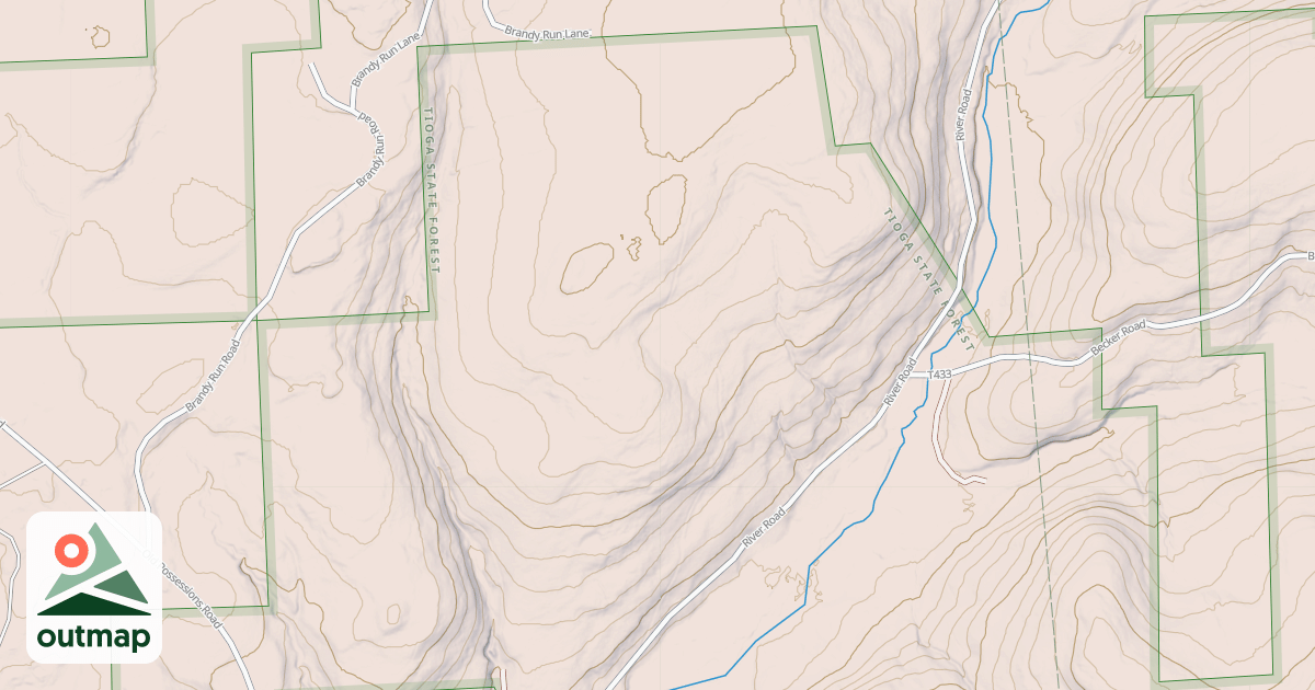 Map of Armenia Mountain Snowmobile Trails