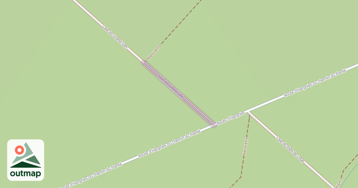 Map of Laie du Grand Sart