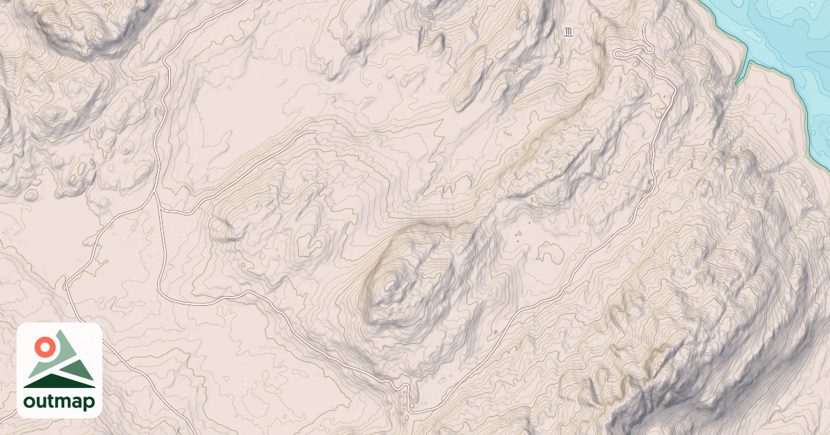 Map of Bald Mountain  1425000 Road