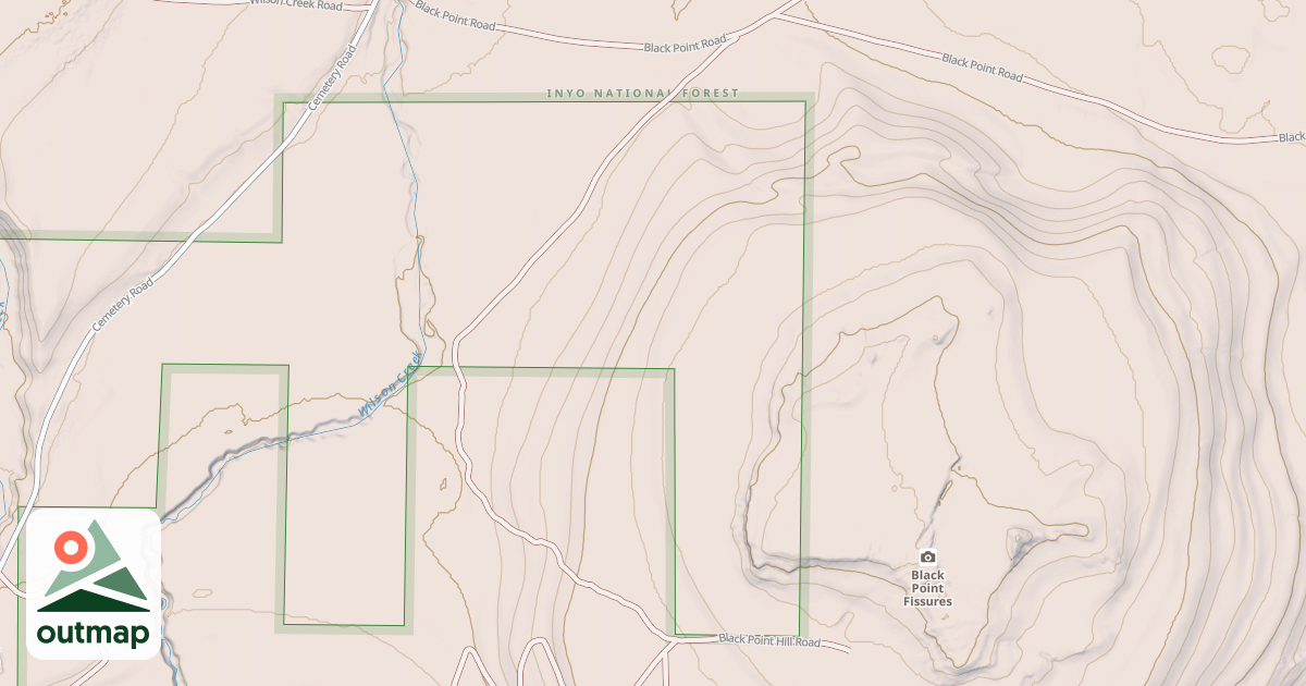 Map of BLACK POINT HILL