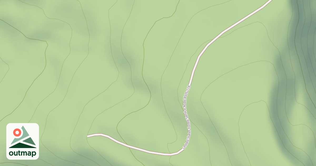 Map of USFS National Forest System Roads {C20DC44B-EA79-4402-9BDF-7921F754BF93}