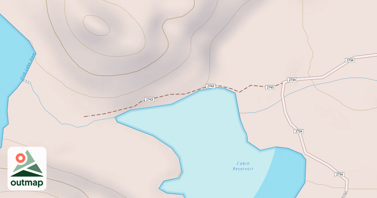 Map of Trout Lake