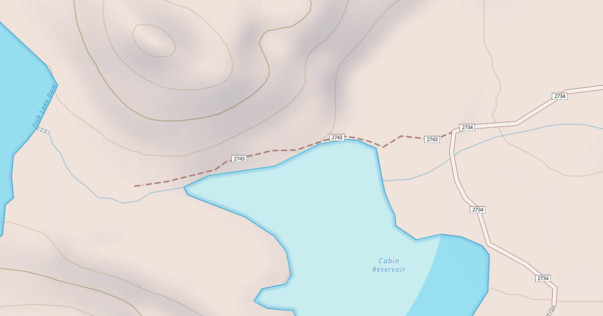 Map preview of Trout Lake
