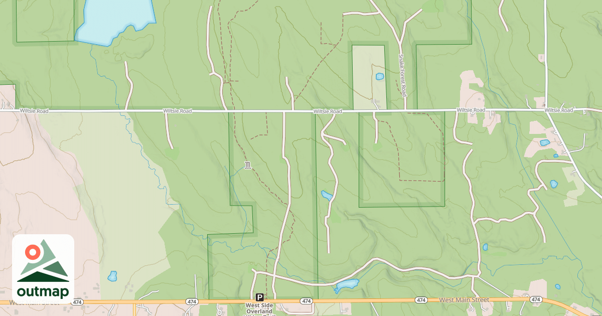 Map of Snowmobile Trail