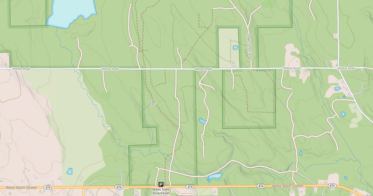 Map preview of Snowmobile Trail