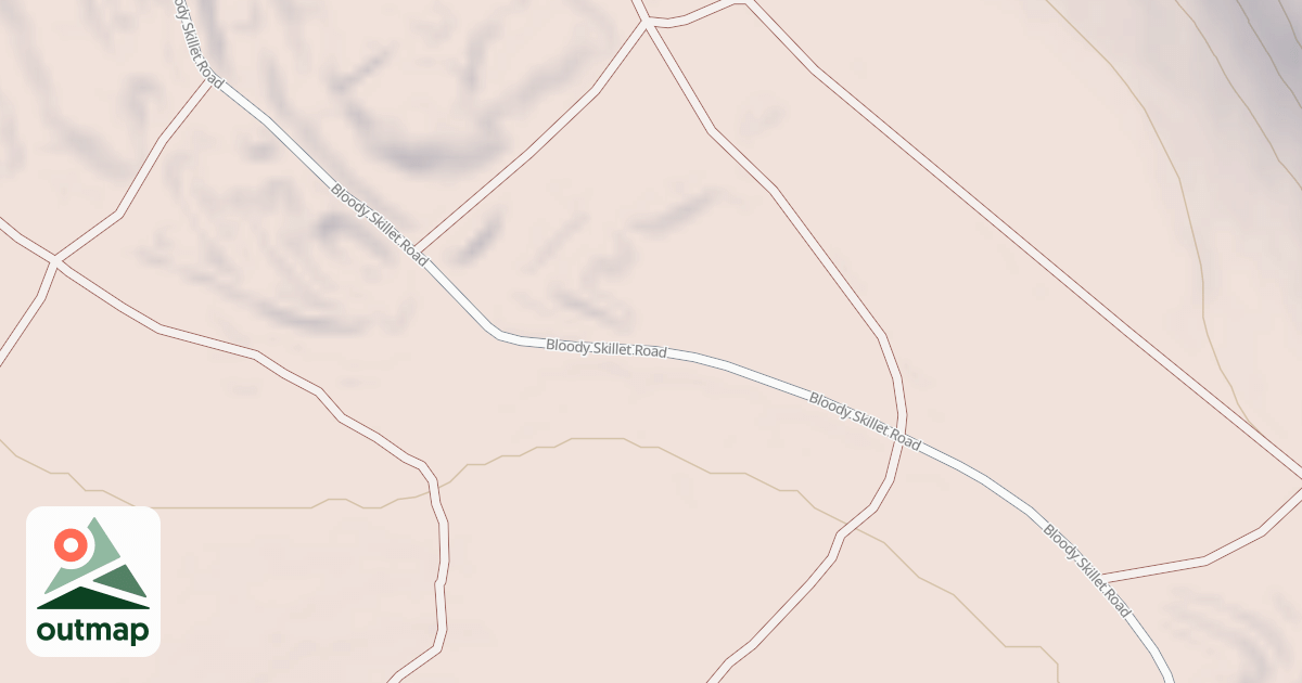 Map of Bloody Skillet ATV Trail