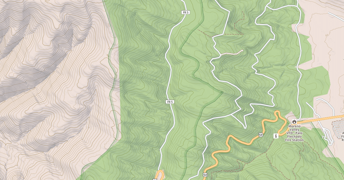 Map preview of LA JARA CANYON