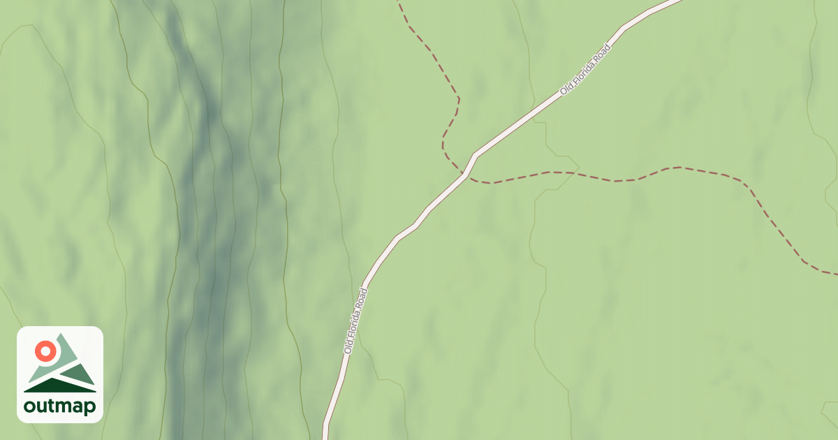 Map of Old Florida Road