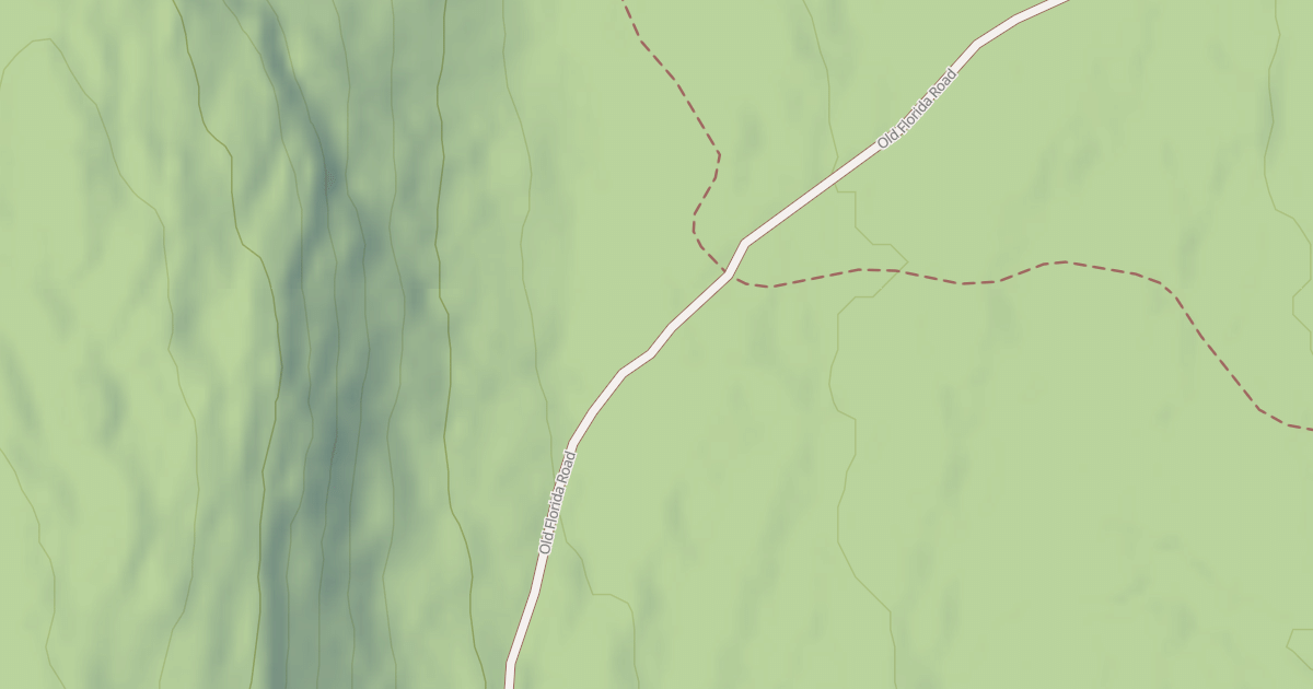 Map preview of Old Florida Road