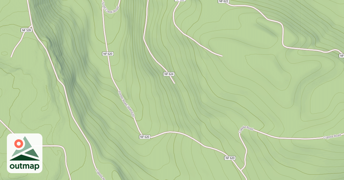 Map of DICK CR.
