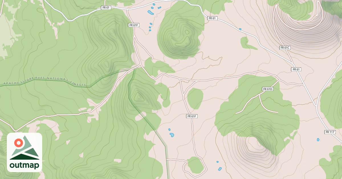 Map of UDALL DRAW SPRINGS
