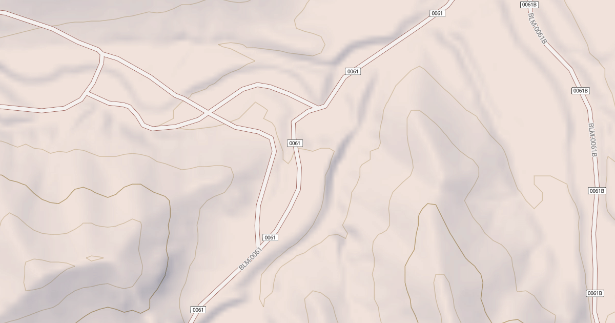 Map preview of BLM National GTLF Public Motorized Roads 1e7f0070-c0f5-4c16-b976-578a91077076