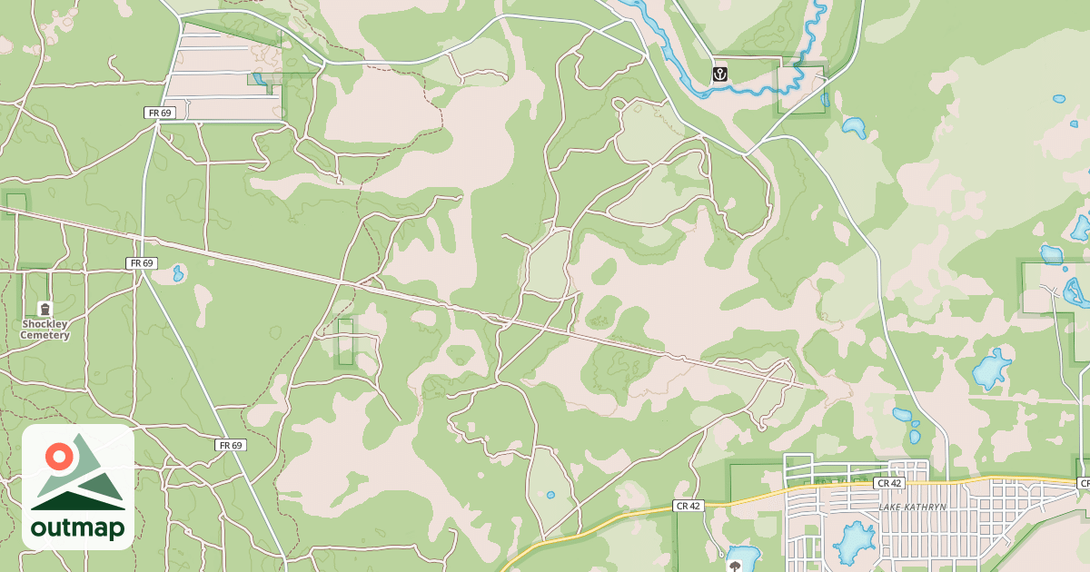 Map of GLENN BRANCH