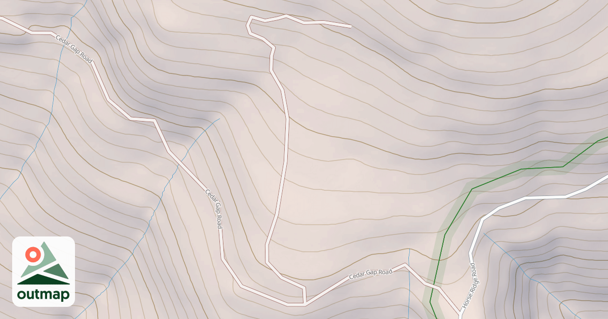 Map of CEDAR GAP