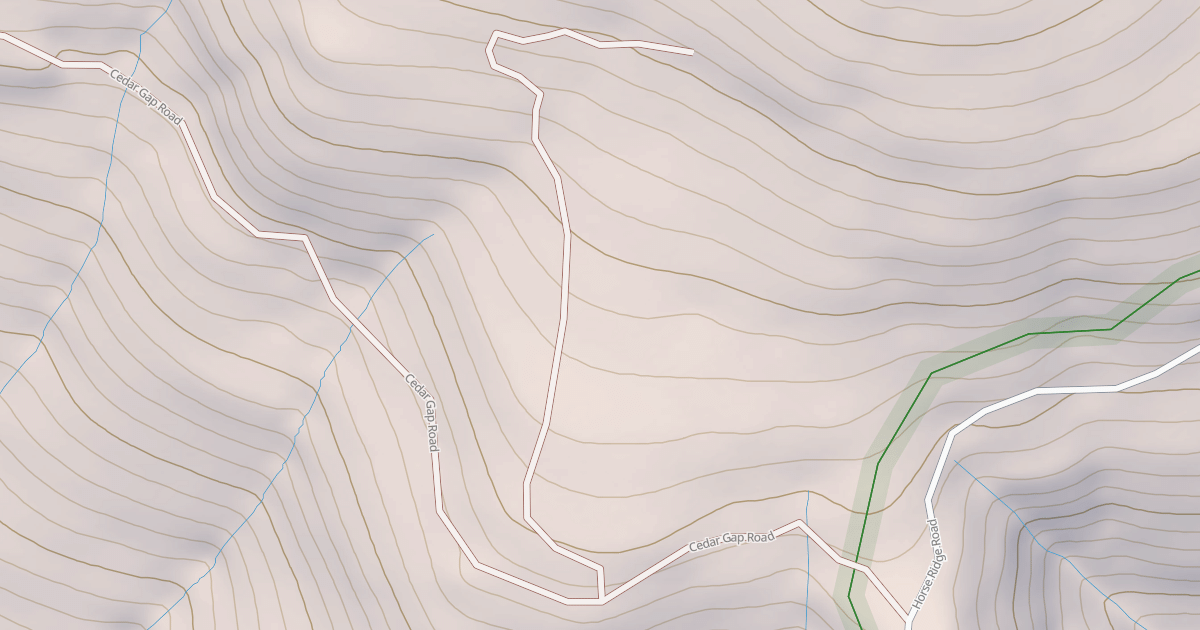 Map preview of CEDAR GAP