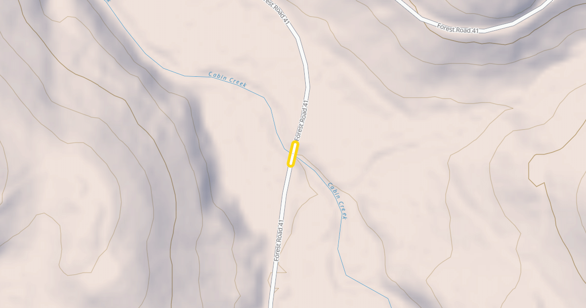 Map preview of Forest Road 41