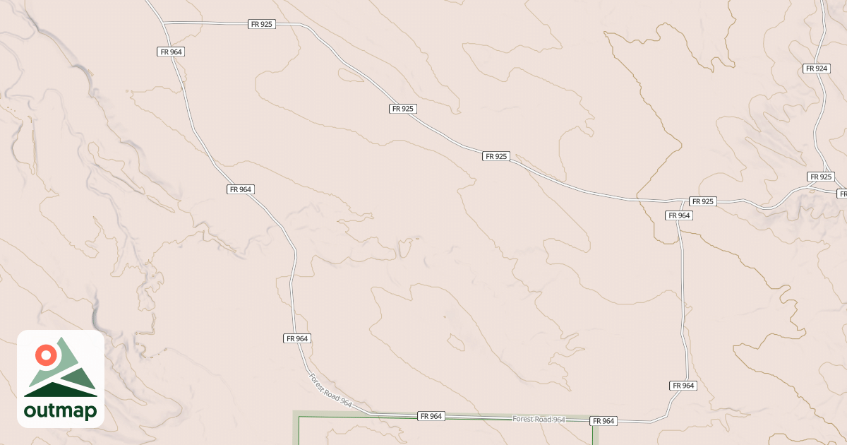 Map of USFS National Forest System Roads {9CE4EB50-34E9-4446-8551-36FA0A96B786}