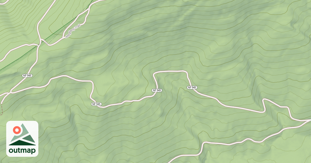 Map of SALT SULPHUR TURNPIKE