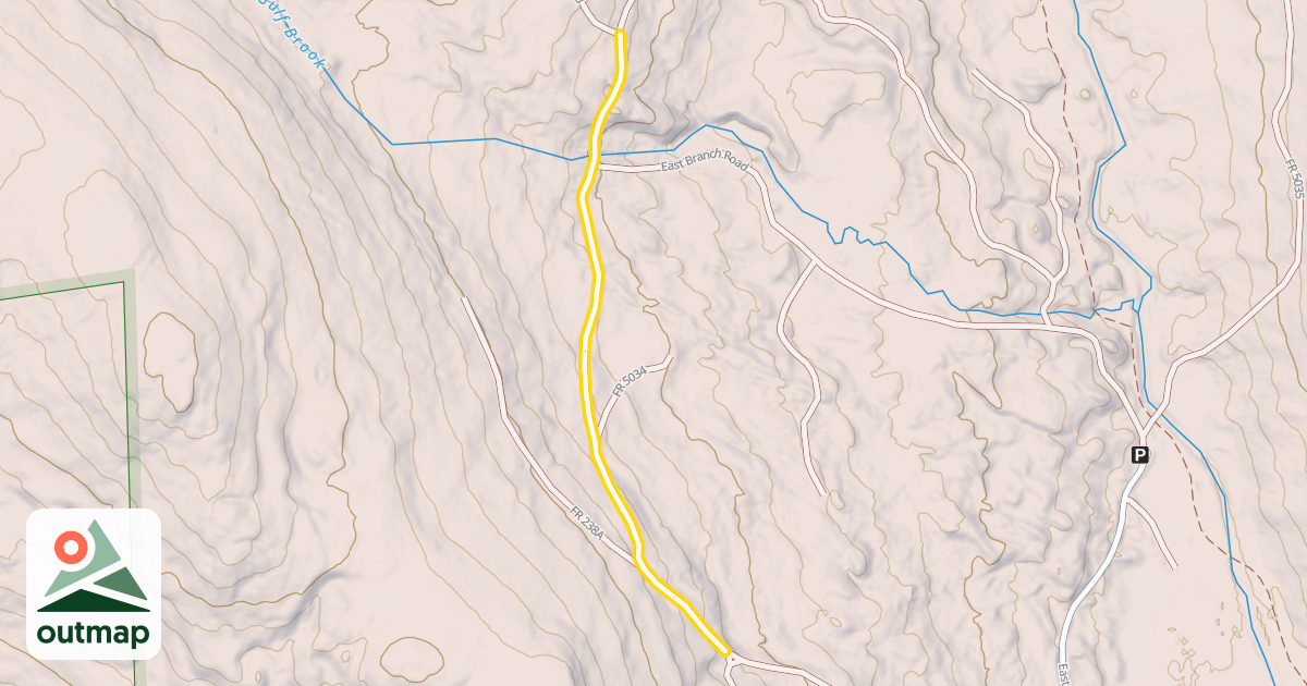 Map of FR 238