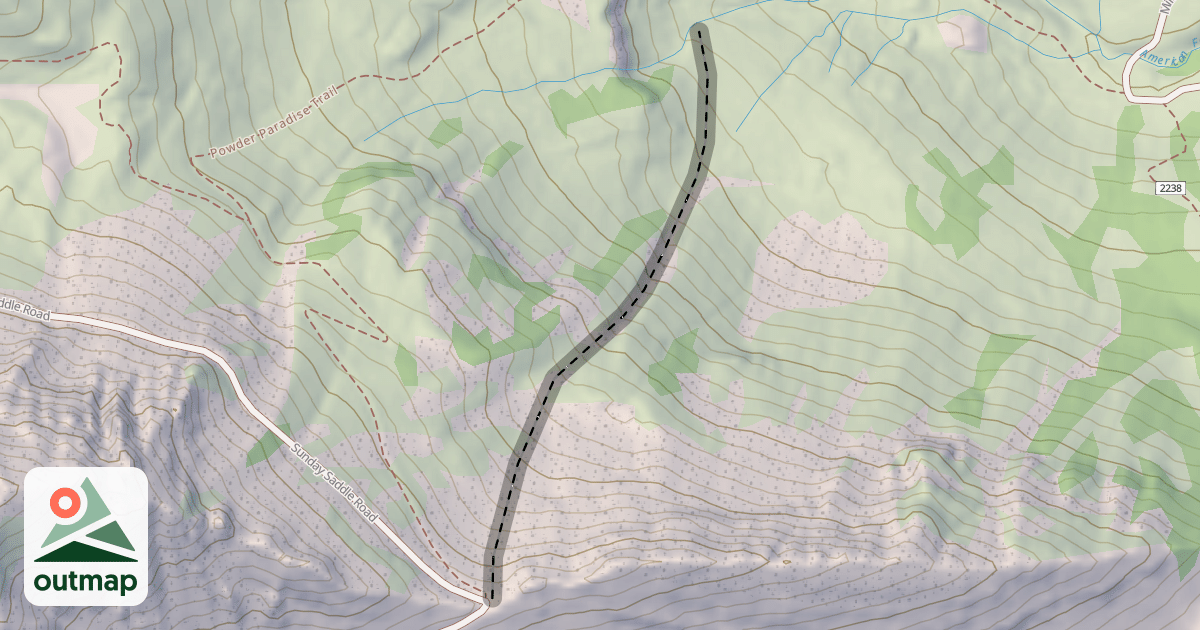 Map of Richie's Run