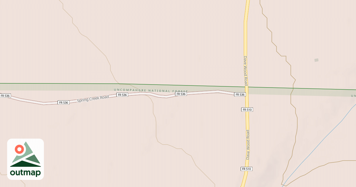 Map of SPRING CREEK