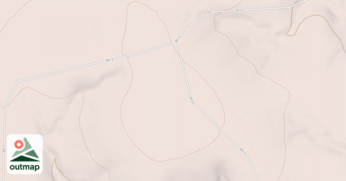 Map of BURNS MOUNTAIN SPUR A