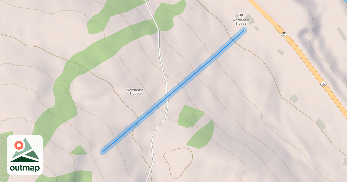 Map of Main Slope