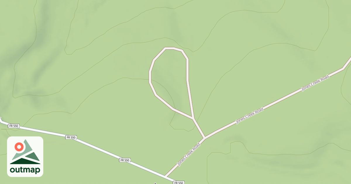 Map of HOG PARK SPUR 6A