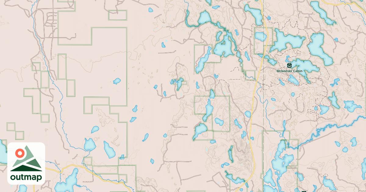 Map of BAY DE NOC
