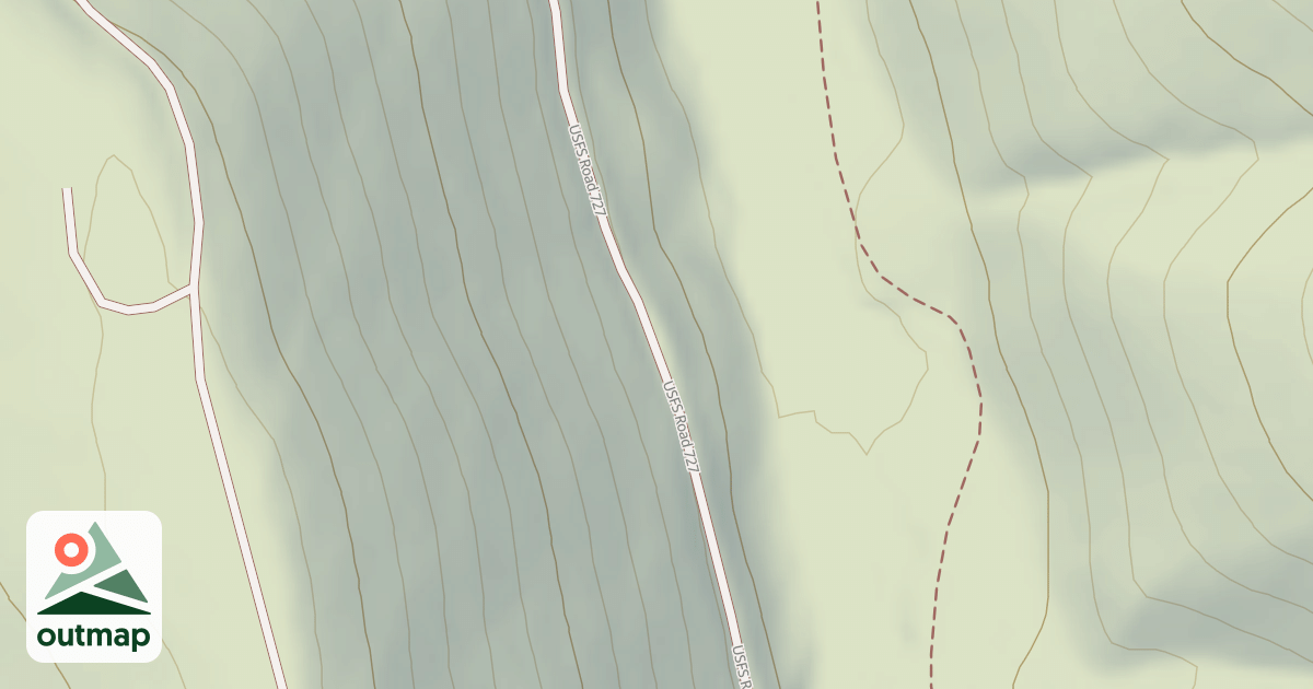 Map of (FDR) REIMEL CREEK