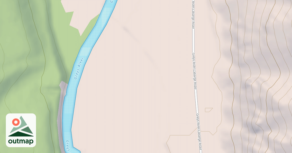 Map of MILEPOST 36.8 WEST