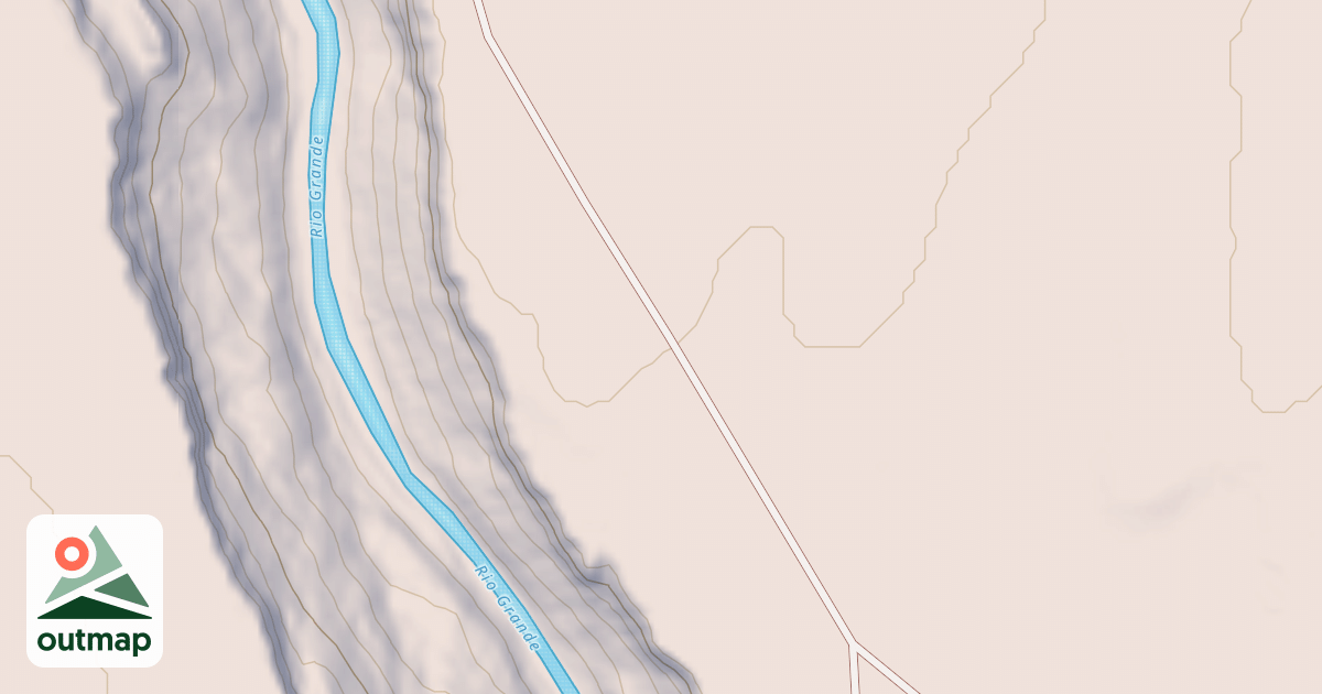Map of East Rim Trail