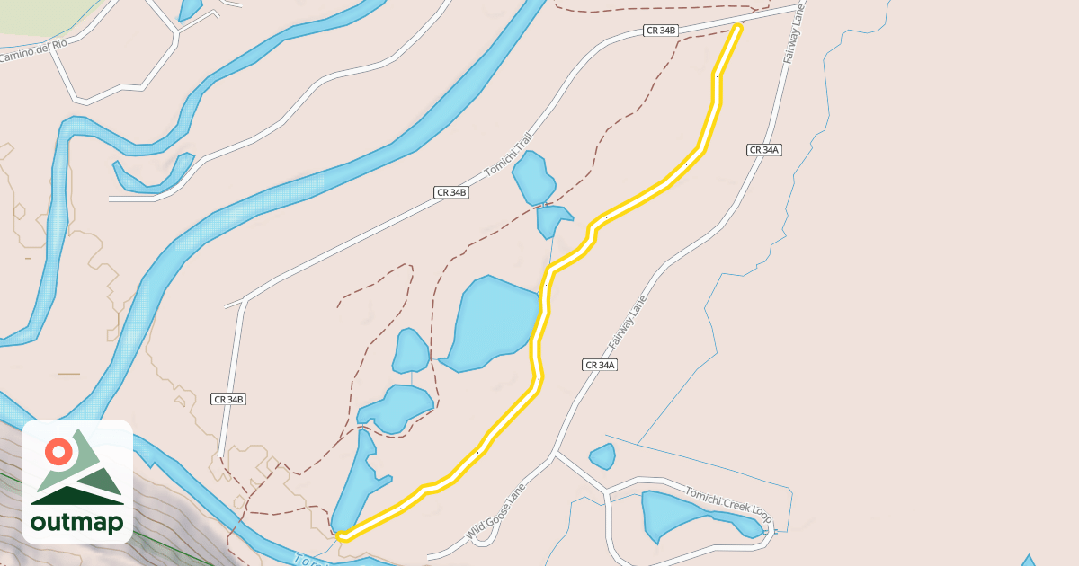 Map of Dos Rios Nordic