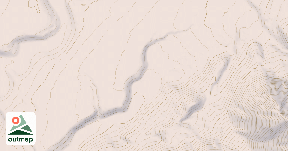 Map of East Fork Chulitna