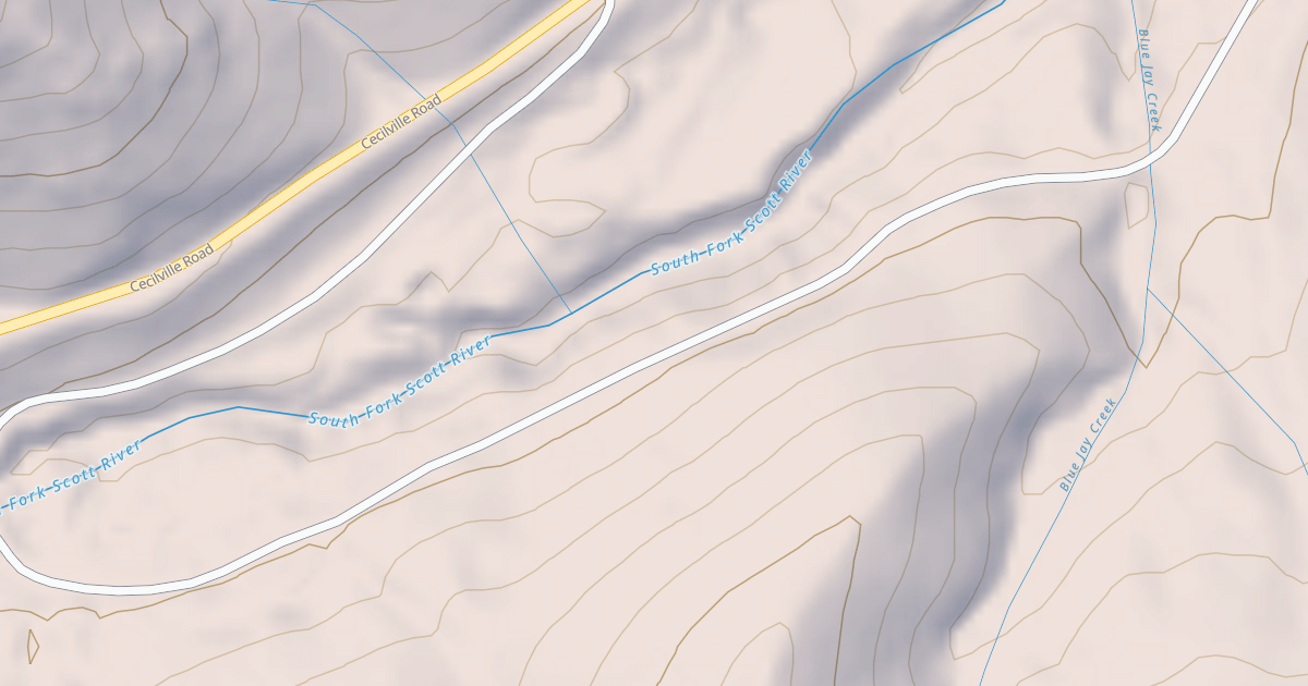 Map preview of BLUE JAY CREEK